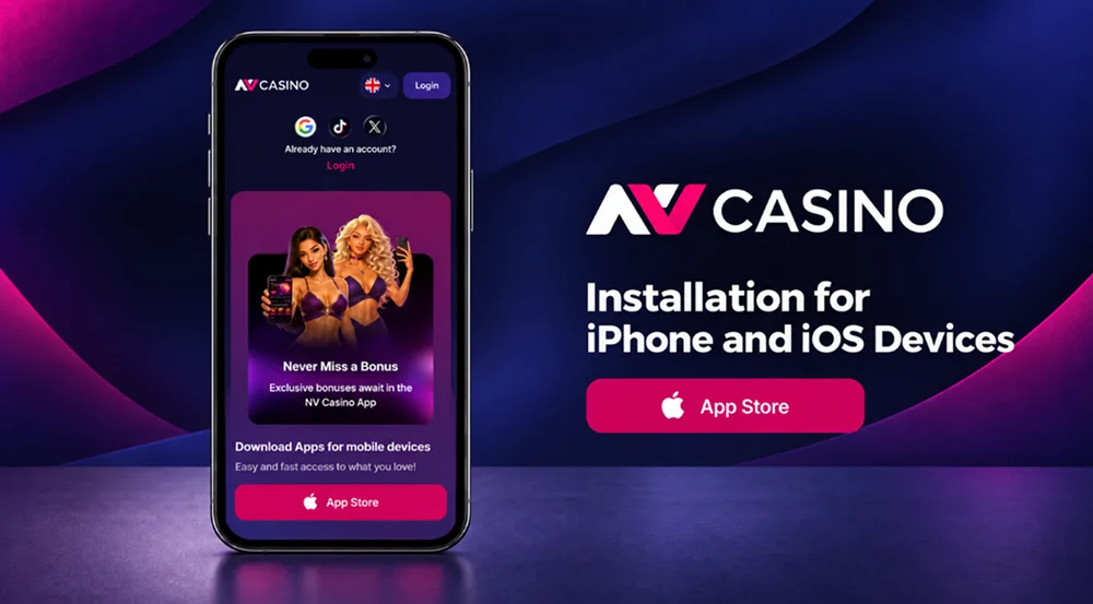 NV Casino app installation for iPhone and iOS devices